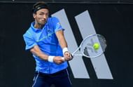 Arthur Rinderknech at the Adelaide International 2025. (Photo: Getty)